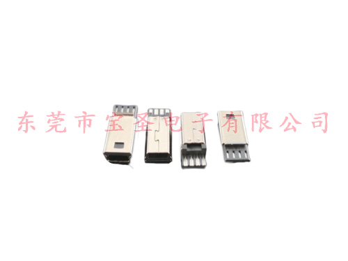 Micro usb 2.0 公头焊线式通俗